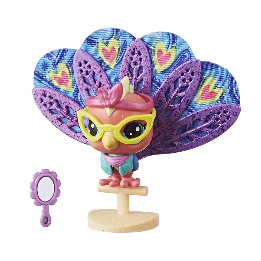 Kolleksiyon Karakterleri, Miniş - Pets Shop, Littlest Pet Shop Süslü Özel Miniş Ella Parroti E2161 E2428