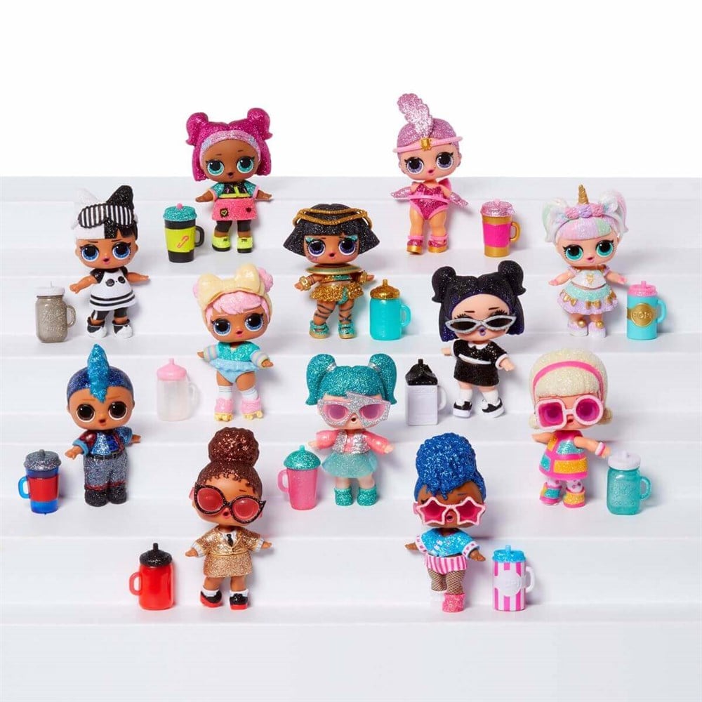 Kolleksiyon Karakterleri, L.O.L. Surprise - LOL Bebek, LOL Bebekler Simli 7 Sürpriz L.O.L Sparkle Seri 4 LLU77000