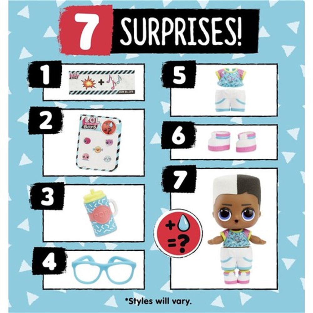 Kolleksiyon Karakterleri, L.O.L. Surprise - LOL Bebek, LOL Süpriz Erkekler 5 Sürpriz L.O.L Boys Seri 1 CDU12
