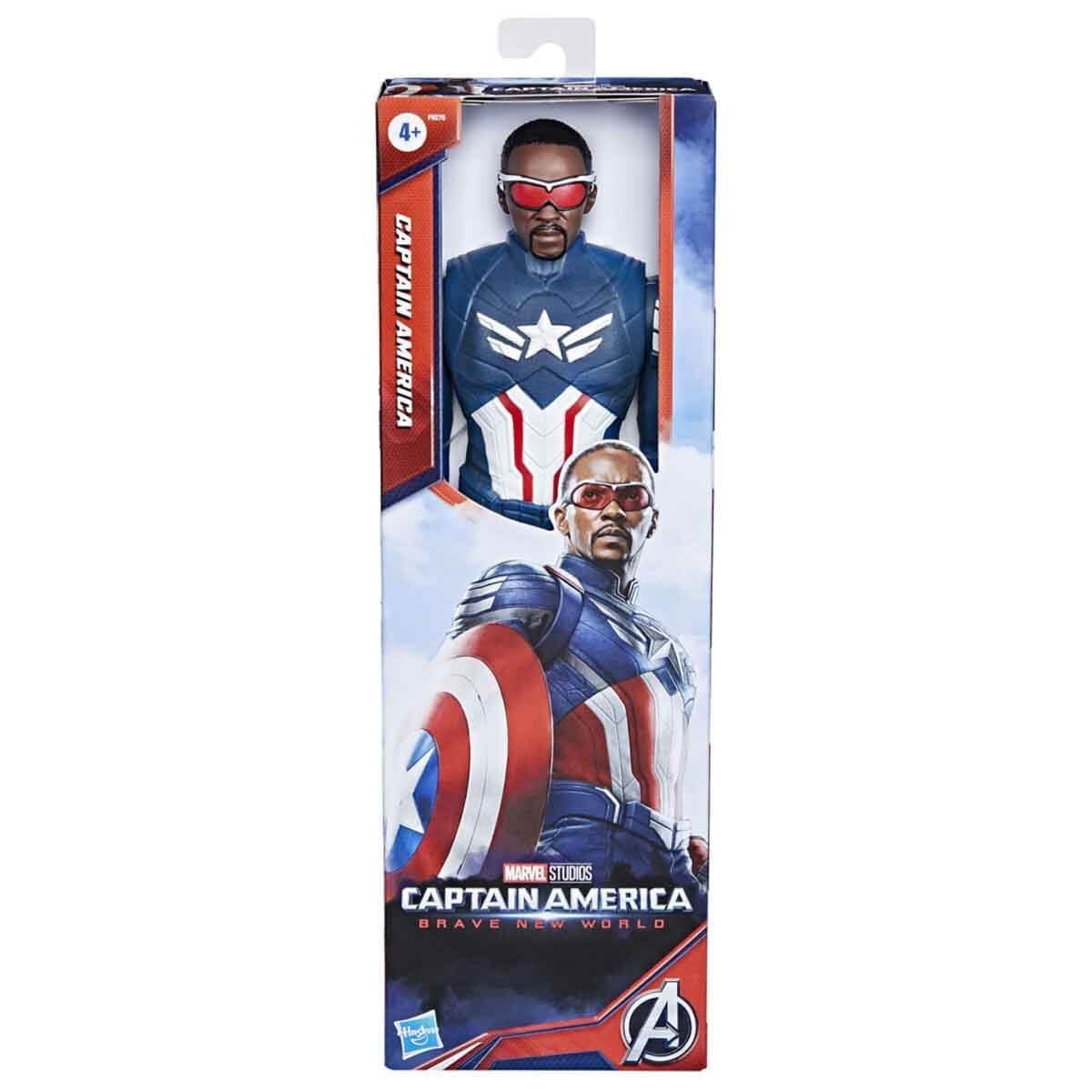Kolleksiyon Karakterleri, Hasbro, Marvel Titan Hero Serisi Captain America Brave New World Aksiyon Figürü 30 cm F9276