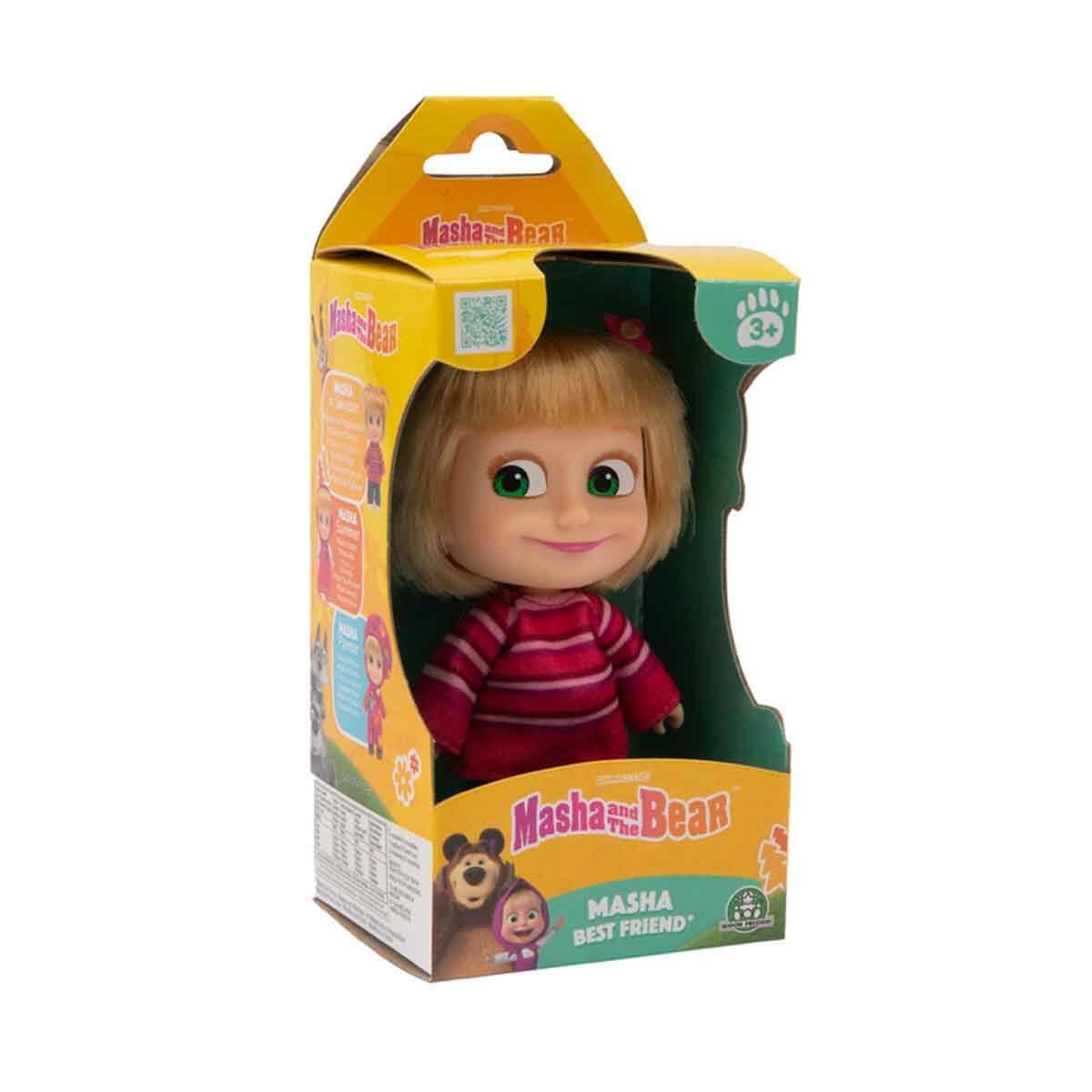 Kolleksiyon Karakterleri, Giochi Preziosi, Masha Bebek S2 12 cm MHA26000 Pembe Kazaklı Maşa
