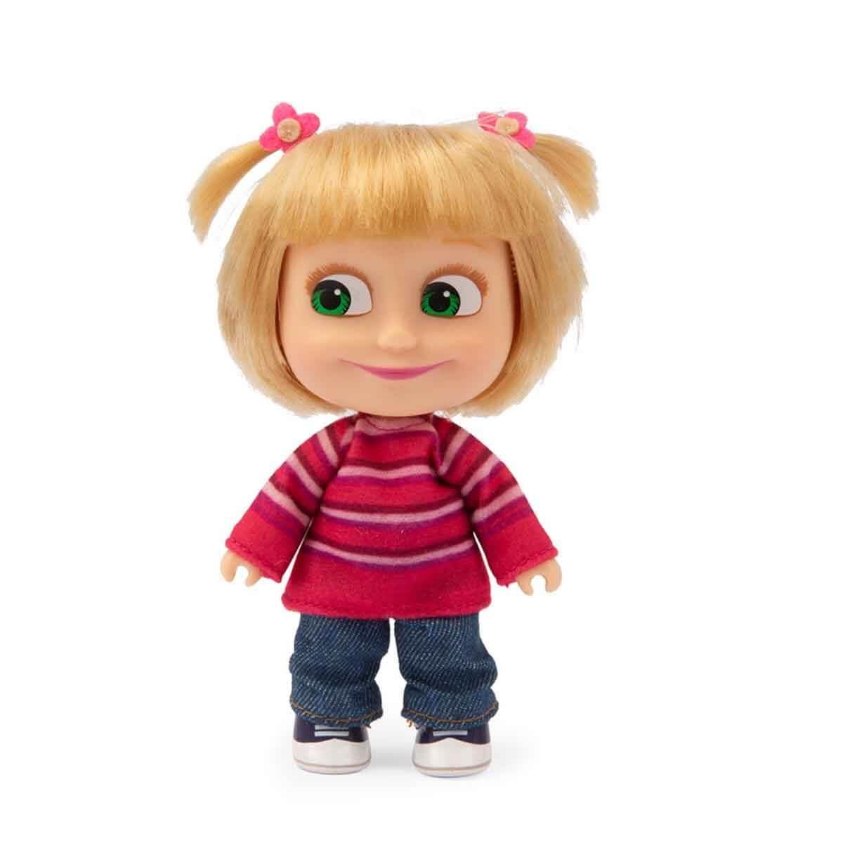 Kolleksiyon Karakterleri, Giochi Preziosi, Masha Bebek S2 12 cm MHA26000 Pembe Kazaklı Maşa