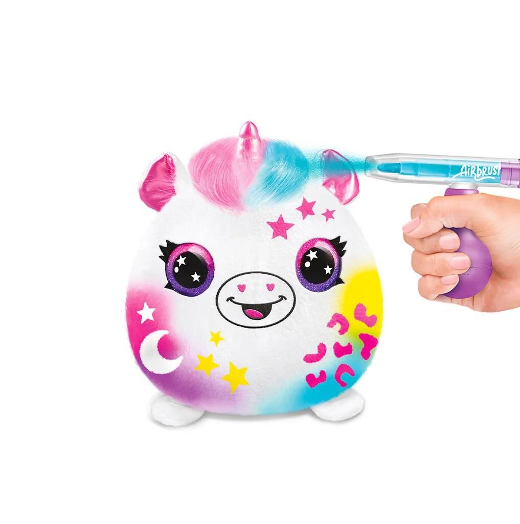 Kolleksiyon Karakterleri, Harika Kanatlar, Mega Airbrush Plush Sürpriz Squishy Paint Bucket