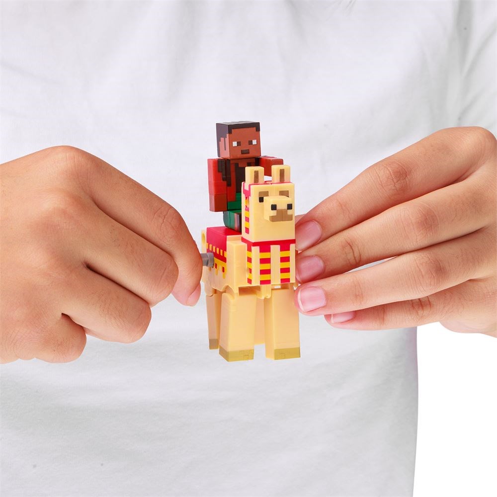 Kolleksiyon Karakterleri, NECOTOYS, Minecraft 3D Kurma Mekanizmalı Figürler 2'li Paket 17806 Model 3