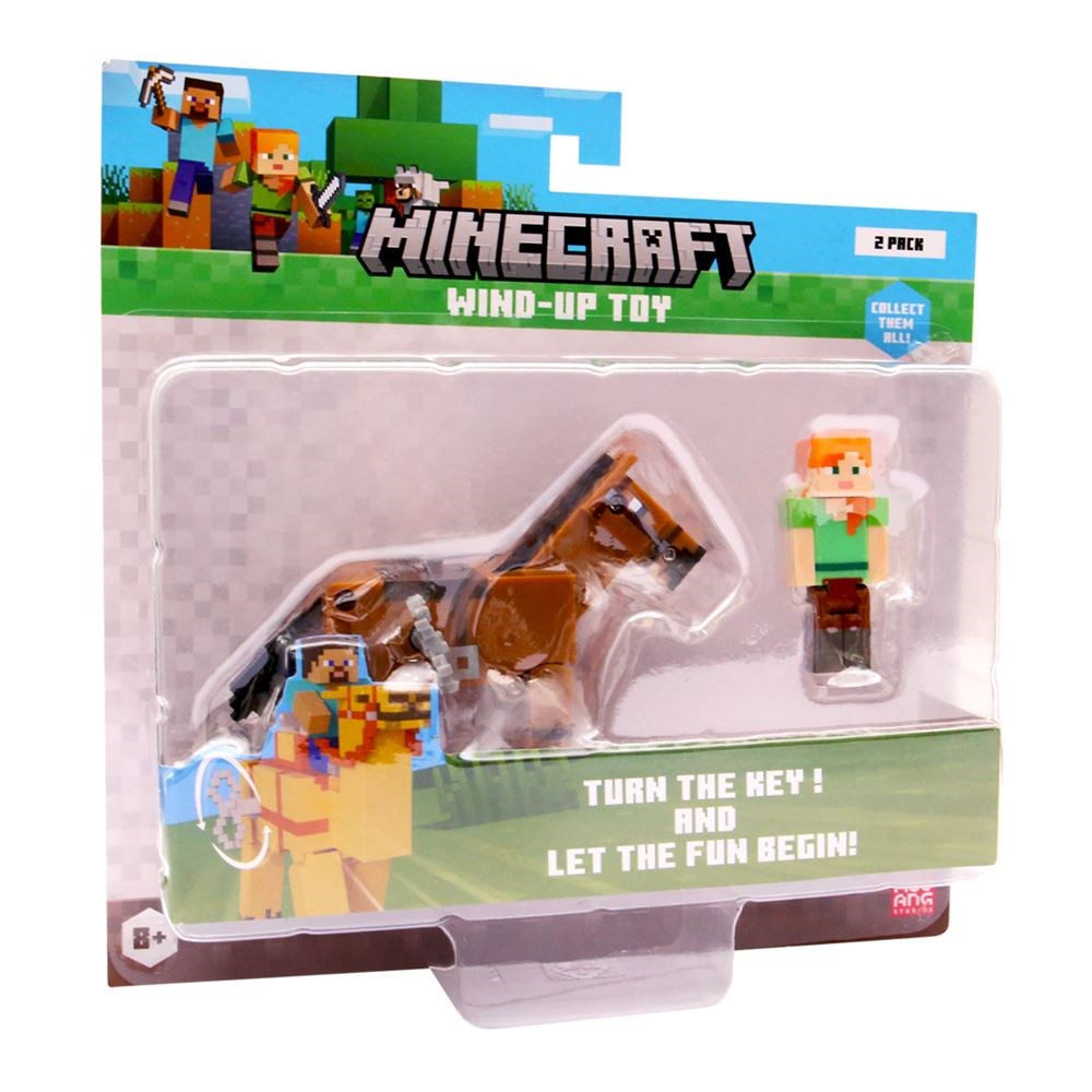 Kolleksiyon Karakterleri, NECOTOYS, Minecraft 3D Kurma Mekanizmalı Figürler 2'li Paket 17806 Model 2