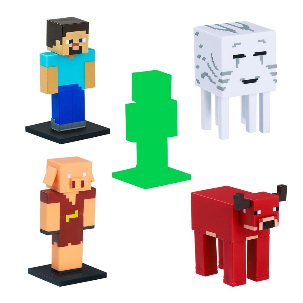 Kolleksiyon Karakterleri, NECOTOYS, Minecraft 3D Toppeez 5'li Figür Seti 18261 Model 5