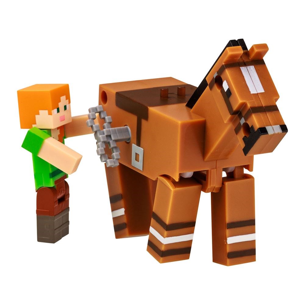 Kolleksiyon Karakterleri, NECOTOYS, Minecraft 3D Kurma Mekanizmalı Figürler 2'li Paket 17806 Model 2