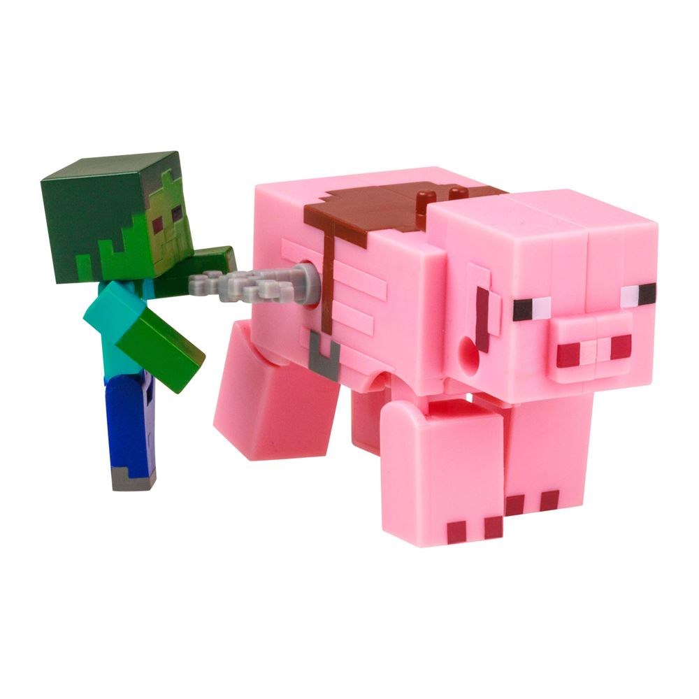 Kolleksiyon Karakterleri, NECOTOYS, Minecraft 3D Kurma Mekanizmalı Figürler 2'li Paket 17806 Model 1