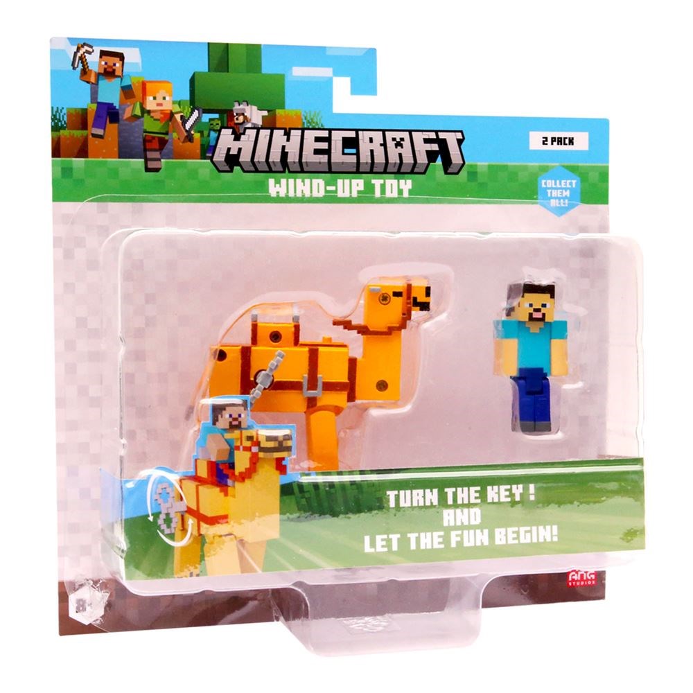 Kolleksiyon Karakterleri, NECOTOYS, Minecraft 3D Kurma Mekanizmalı Figürler 2'li Paket 17806 Model 4