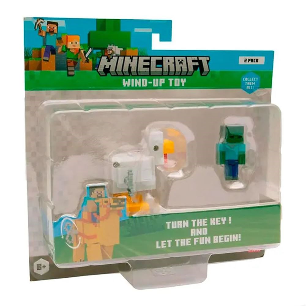 Kolleksiyon Karakterleri, NECOTOYS, Minecraft 3D Kurma Mekanizmalı Figürler 2'li Paket 17806 Model 5