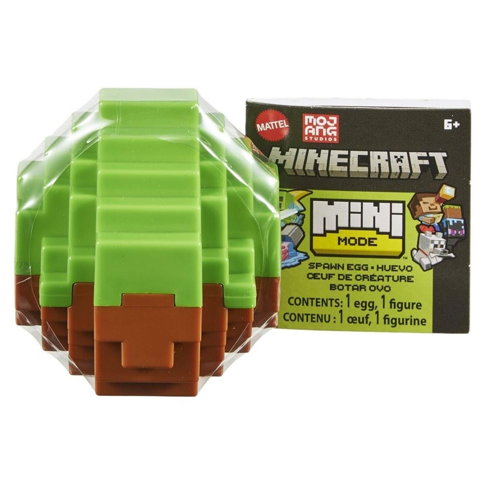 Kolleksiyon Karakterleri, Minecraft, Minecraft Mini Mode Spawn Egg Sürpriz Figür Paketi HXT64 HXT67