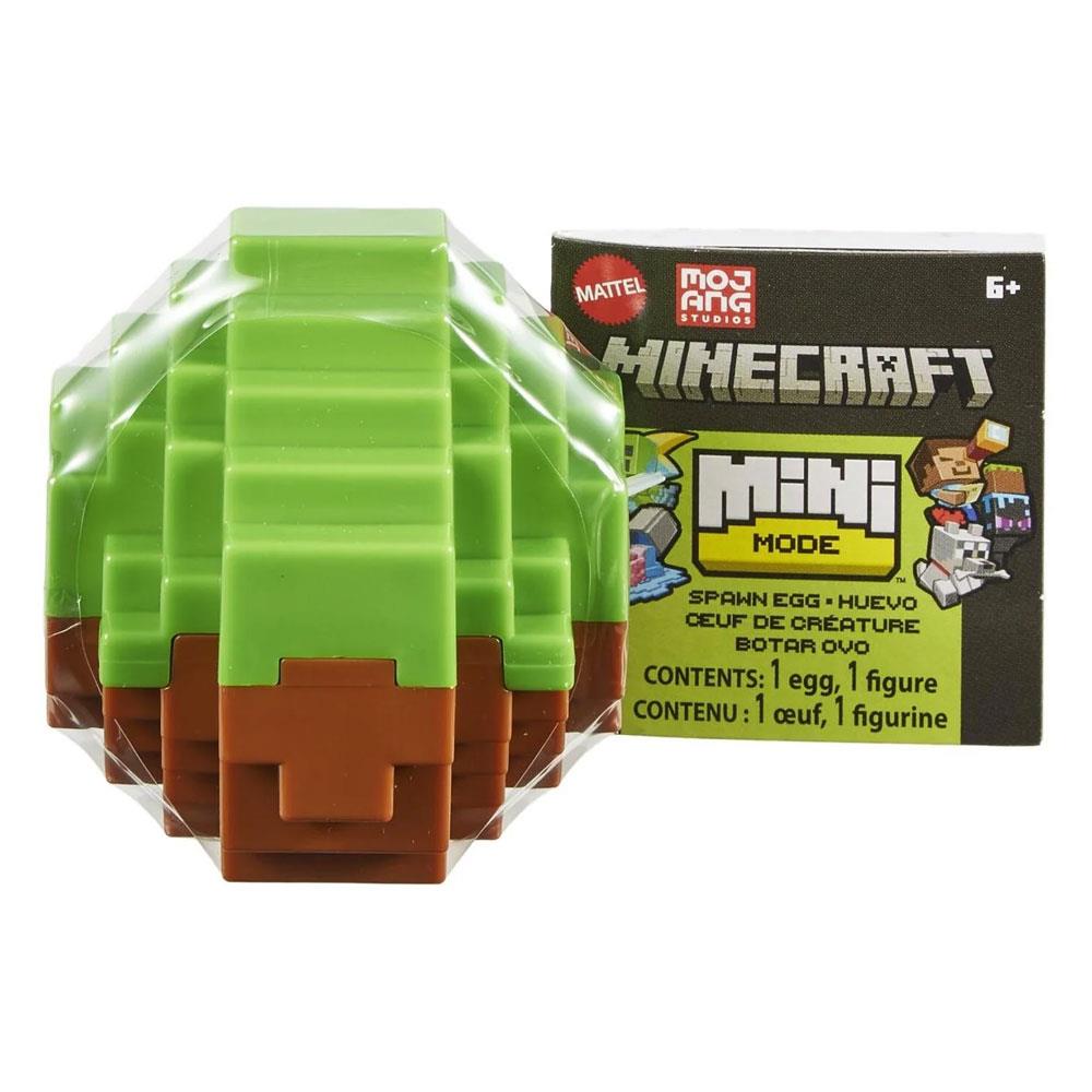 Kolleksiyon Karakterleri, Minecraft, Minecraft Mini Mode Spawn Egg Sürpriz Figür Paketi HXT64 HXT66