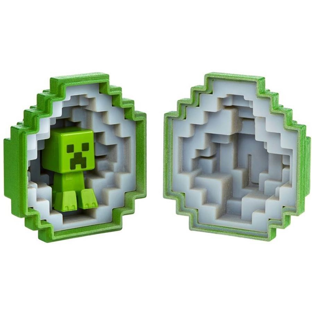 Kolleksiyon Karakterleri, Minecraft, Minecraft Spawn Egg Sürpriz Paket FMC85 Yeşil