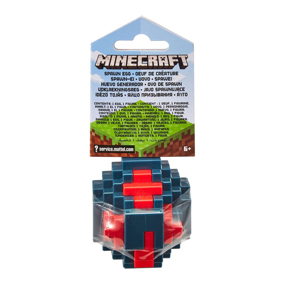 Kolleksiyon Karakterleri, Minecraft, Minecraft Spawn Egg Sürpriz Paket FMC85 Füme