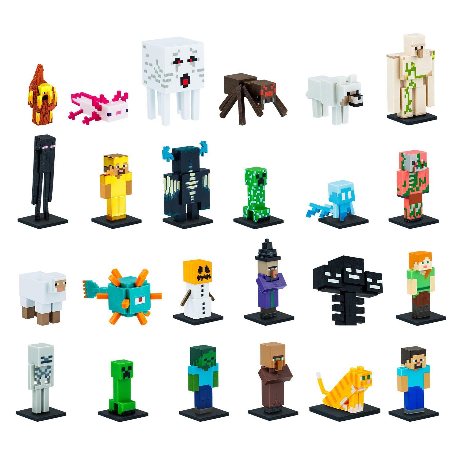 Kolleksiyon Karakterleri, NECOTOYS, Minecraft Sürpriz 3D Figür Toppeez