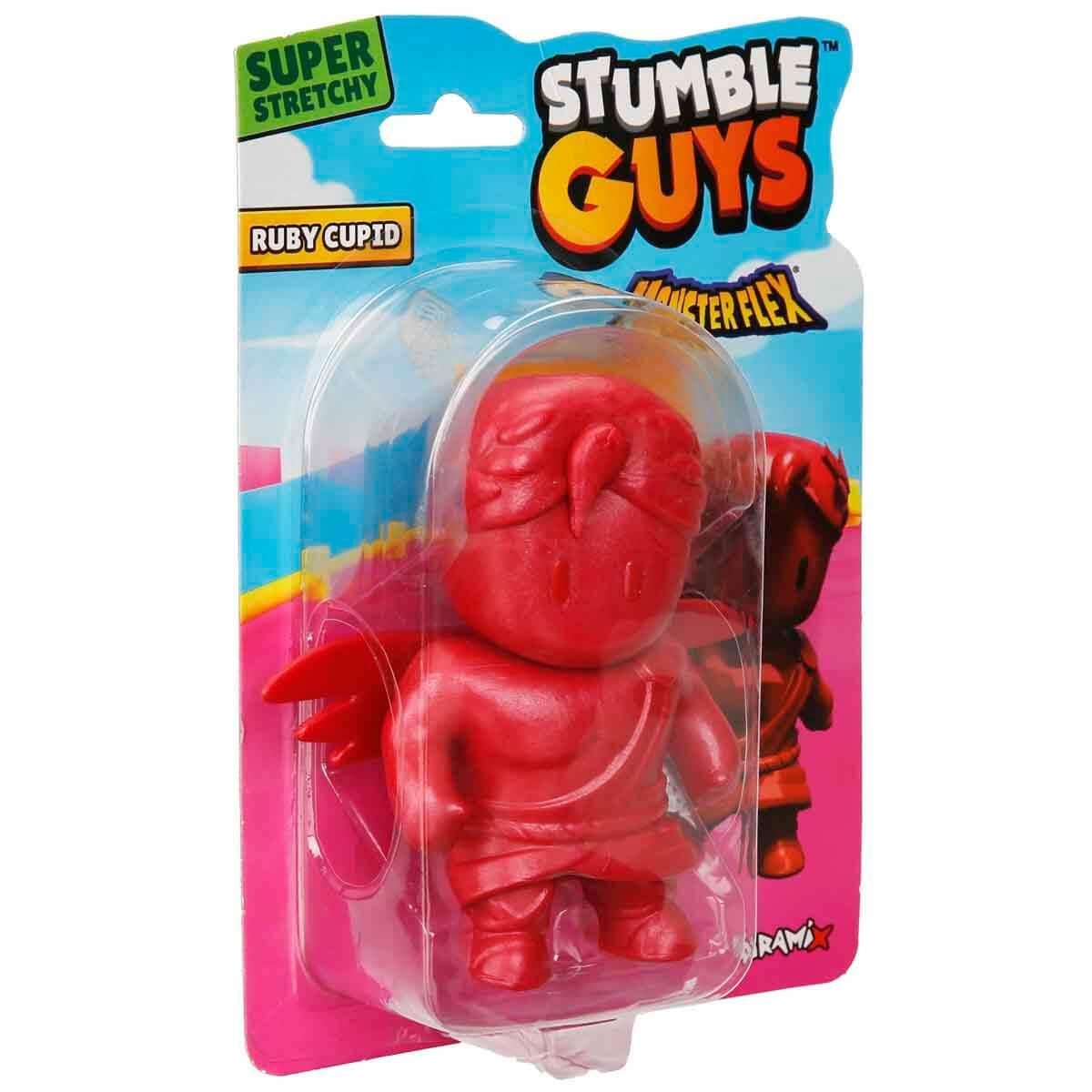 Kolleksiyon Karakterleri, Sunman, Monster Flex Stumble Guys Stretch Figür 11962 Ruby Cupid