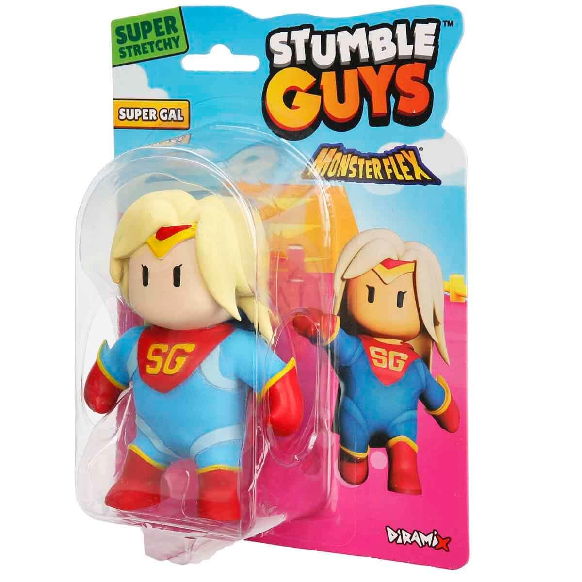 Kolleksiyon Karakterleri, Sunman, Monster Flex Stumble Guys Stretch Figür 11962 Super Gal