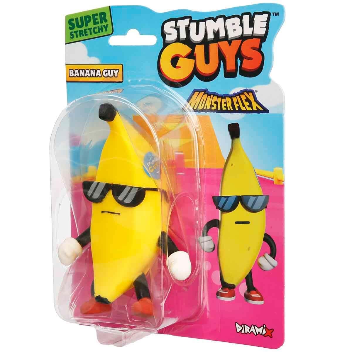 Kolleksiyon Karakterleri, Sunman, Monster Flex Stumble Guys Stretch Figür 11962 Banana Guy