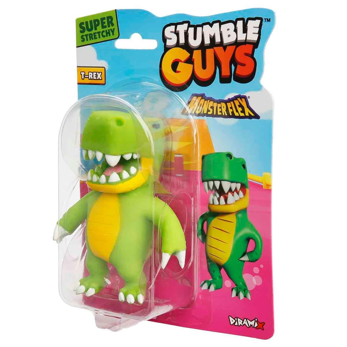 Kolleksiyon Karakterleri, Sunman, Monster Flex Stumble Guys Stretch Figür 11962 T-Rex