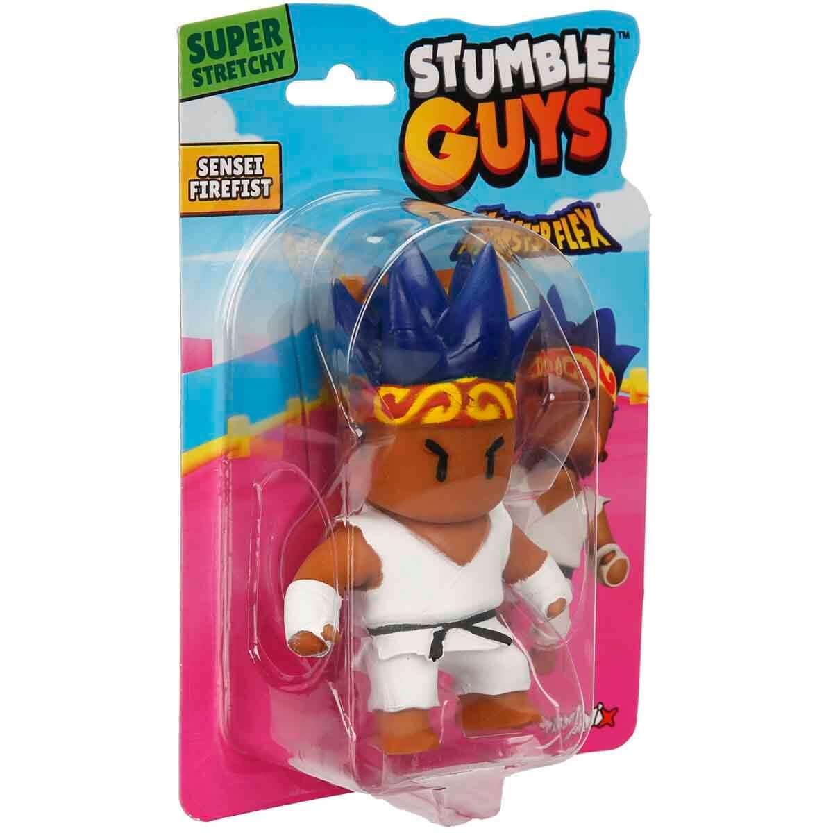 Kolleksiyon Karakterleri, Sunman, Monster Flex Stumble Guys Stretch Figür 11962 Sensei Firefist