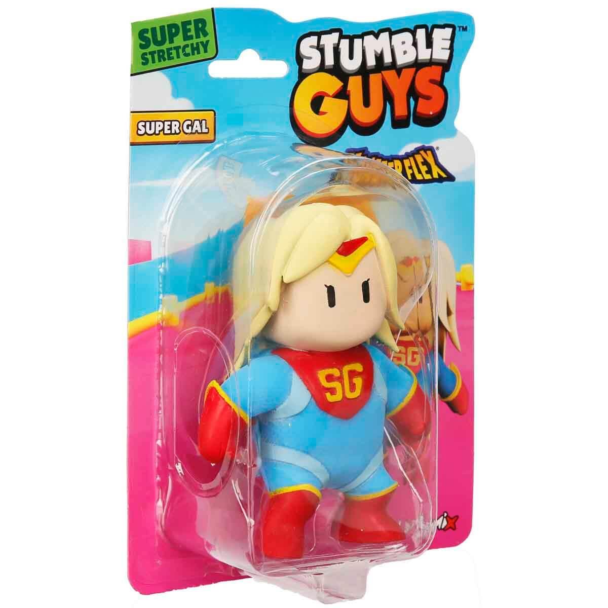 Kolleksiyon Karakterleri, Sunman, Monster Flex Stumble Guys Stretch Figür 11962 Super Gal