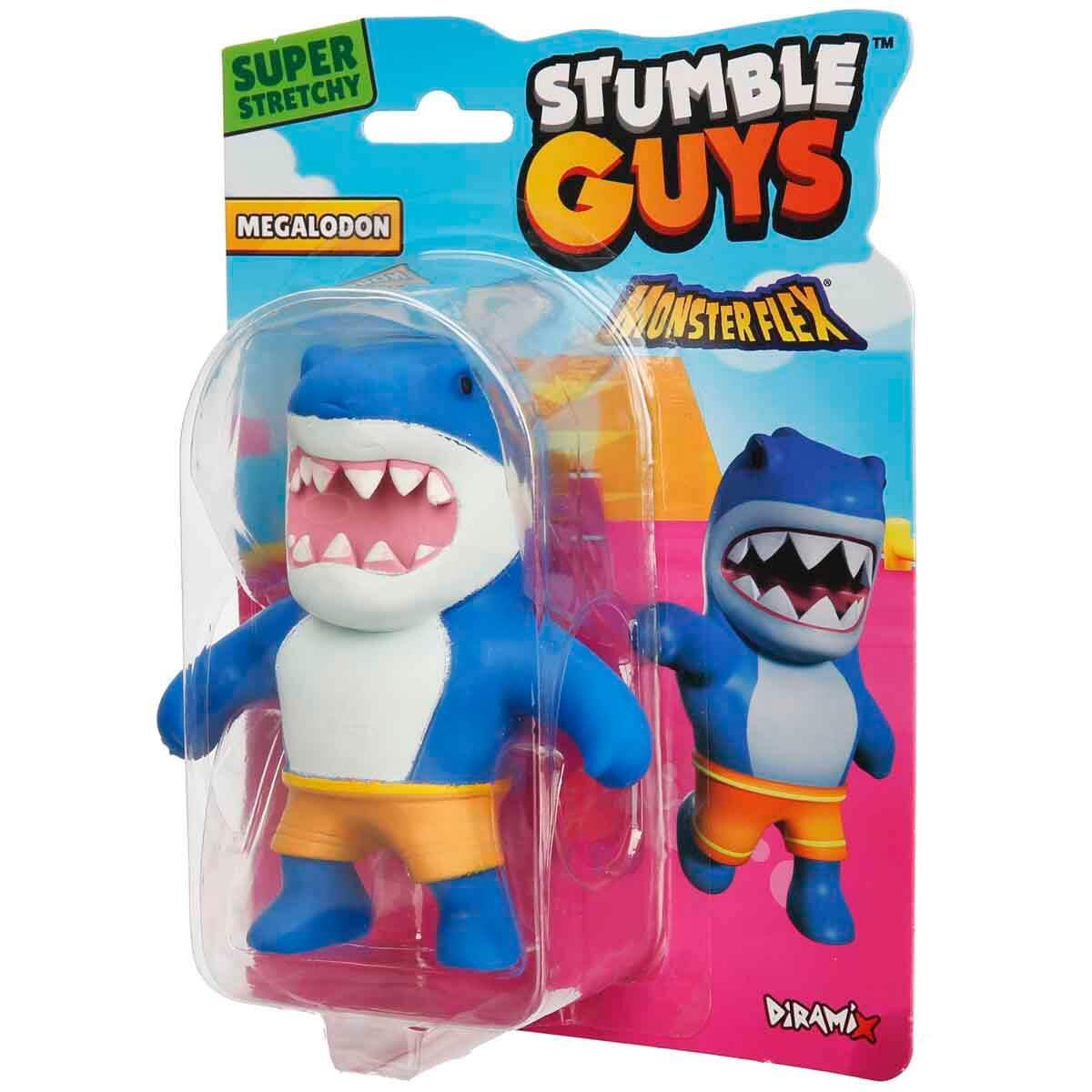 Kolleksiyon Karakterleri, Sunman, Monster Flex Stumble Guys Stretch Figür 11962 Megalodon
