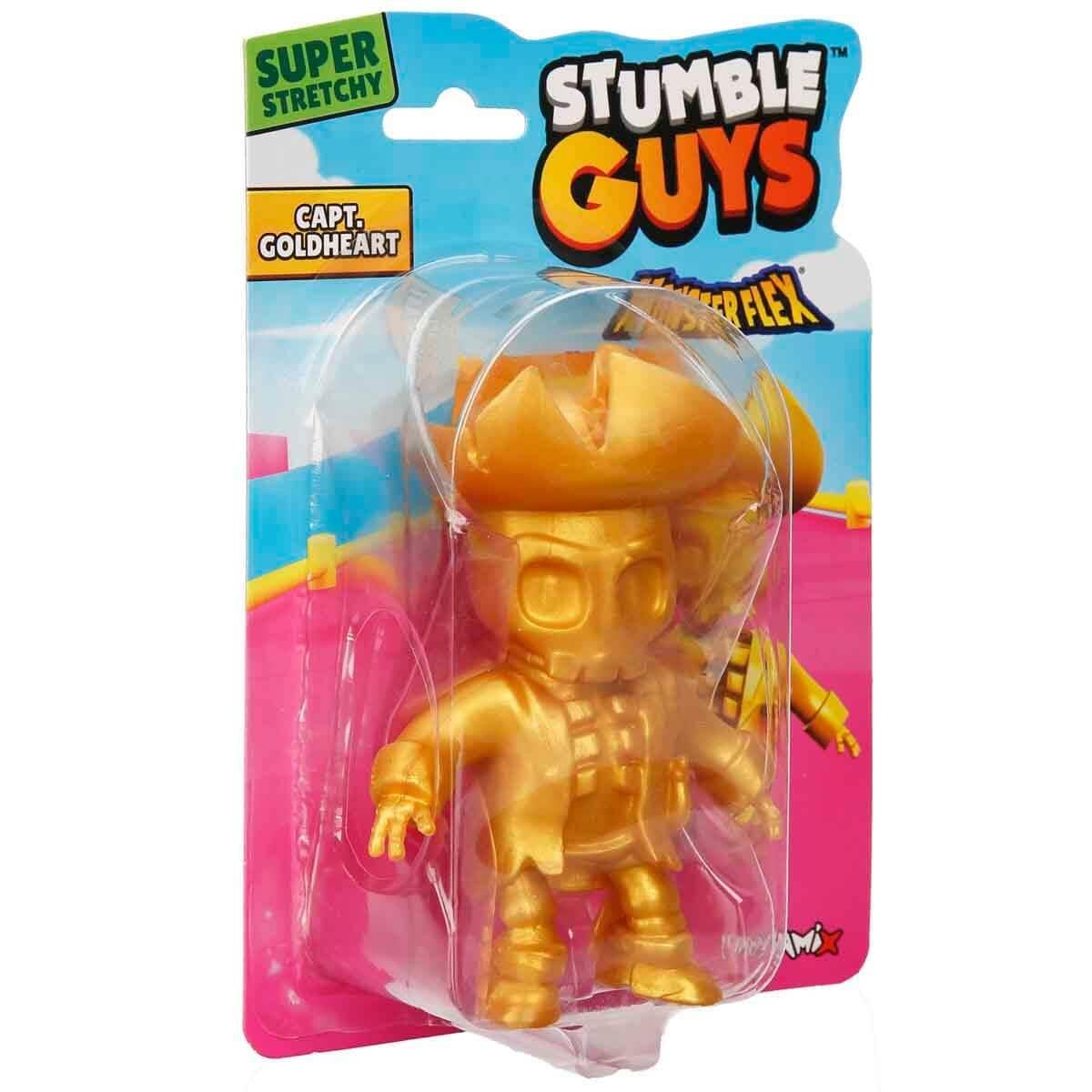 Kolleksiyon Karakterleri, Sunman, Monster Flex Stumble Guys Stretch Figür 11962 Capt Goldheart
