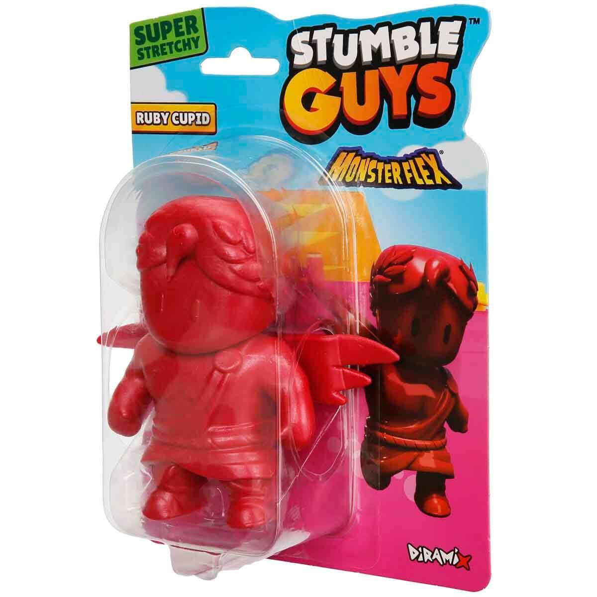 Kolleksiyon Karakterleri, Sunman, Monster Flex Stumble Guys Stretch Figür 11962 Ruby Cupid