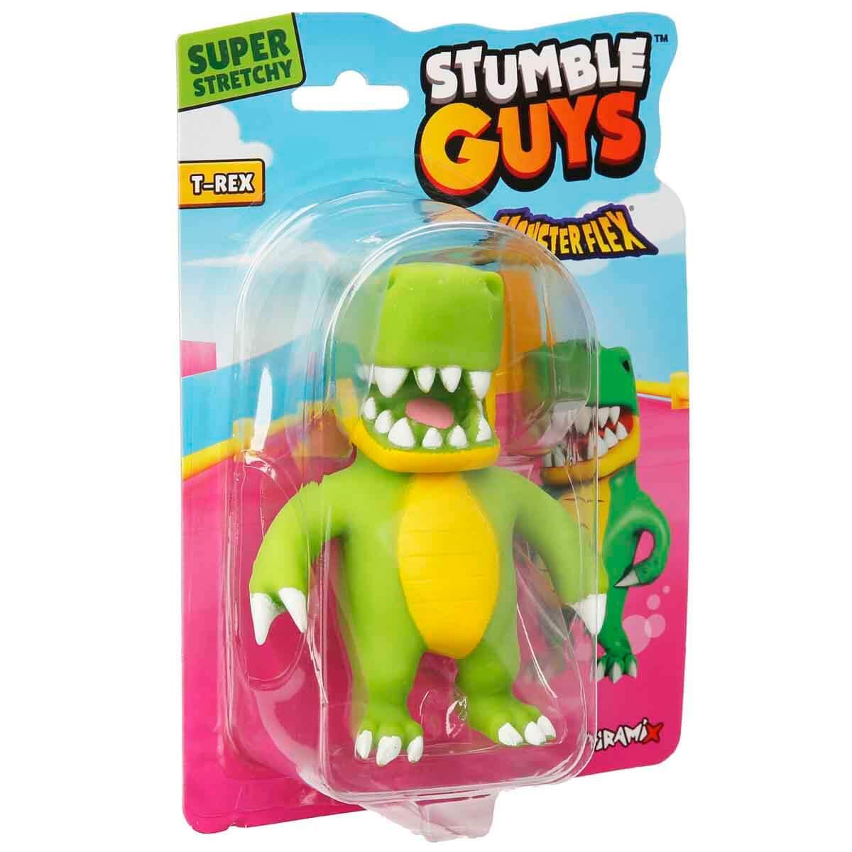Kolleksiyon Karakterleri, Sunman, Monster Flex Stumble Guys Stretch Figür 11962 T-Rex