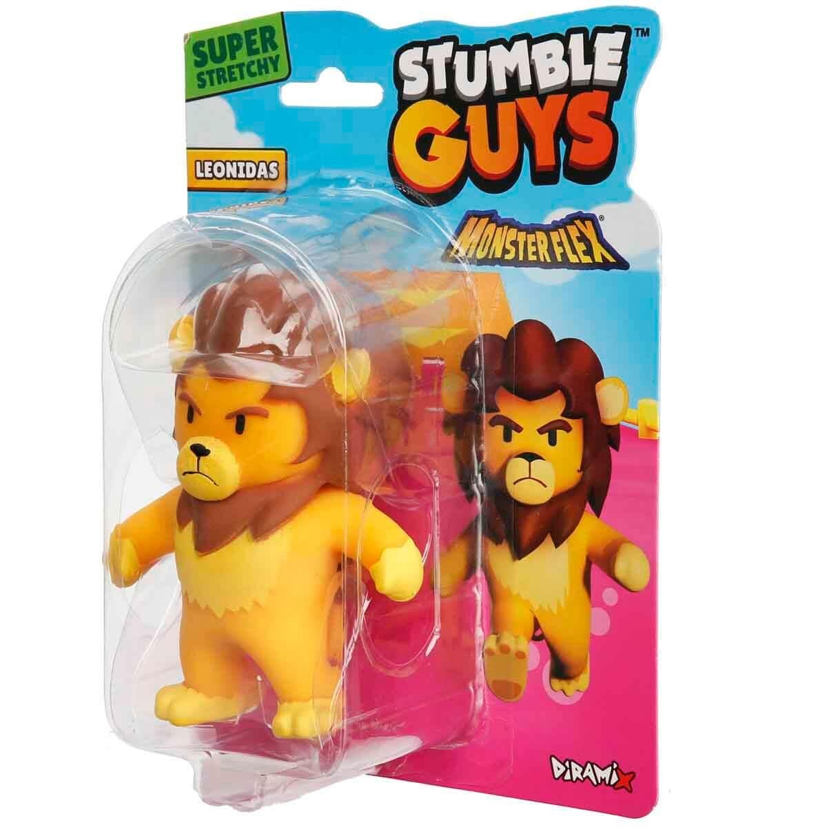 Kolleksiyon Karakterleri, Sunman, Monster Flex Stumble Guys Stretch Figür 11962 Leonidas