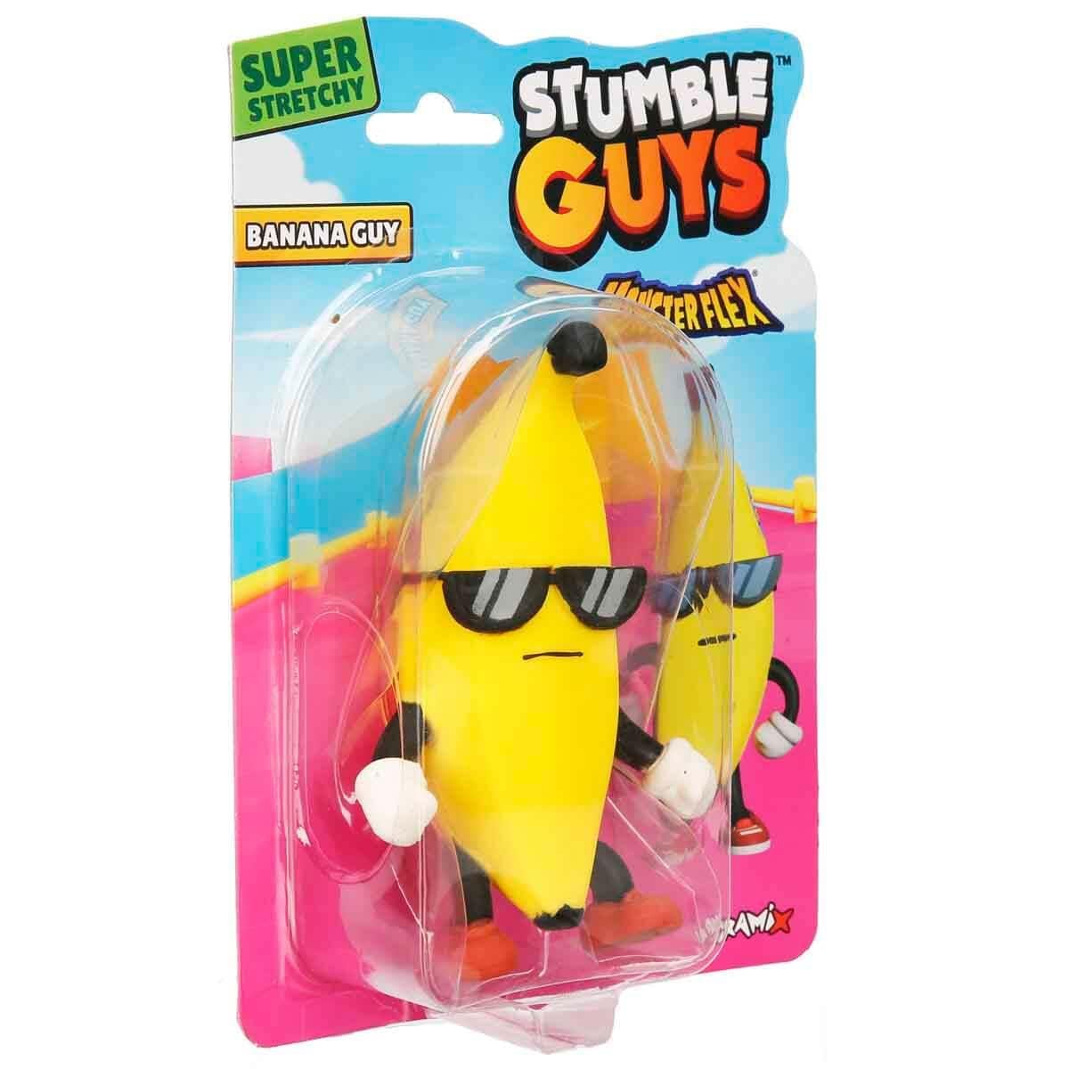 Kolleksiyon Karakterleri, Sunman, Monster Flex Stumble Guys Stretch Figür 11962 Banana Guy