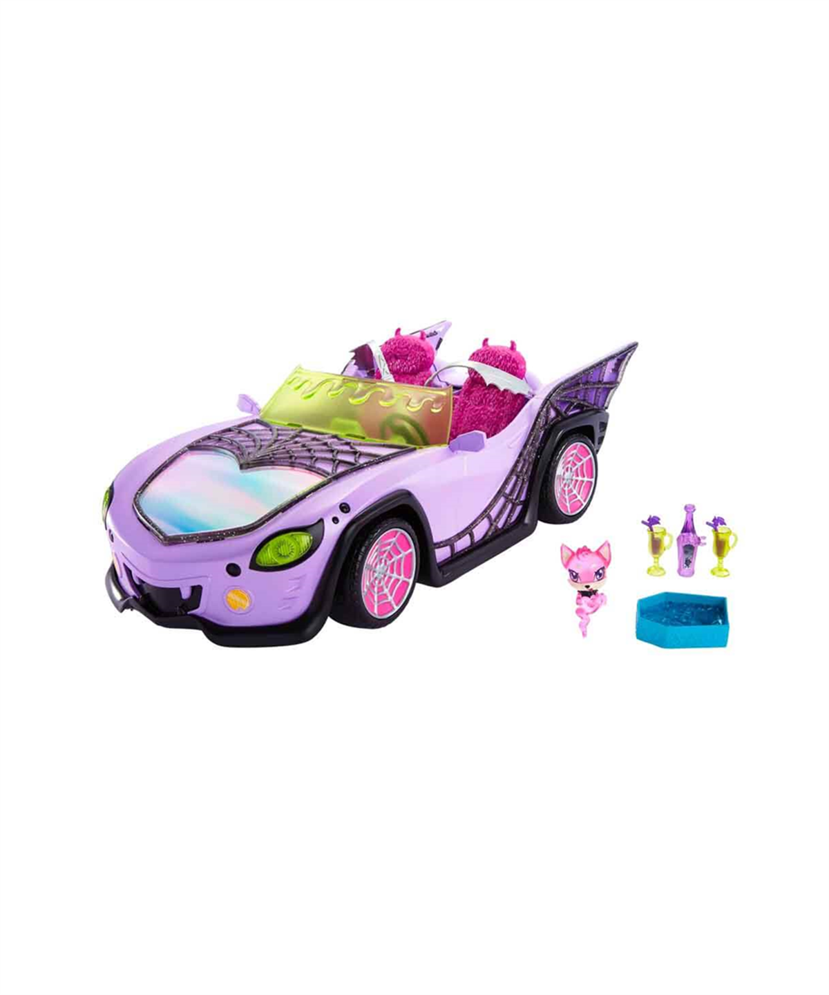 Kolleksiyon Karakterleri, Monster High, Monster High Ghoul Mobile Gösterişli Araba HHK63