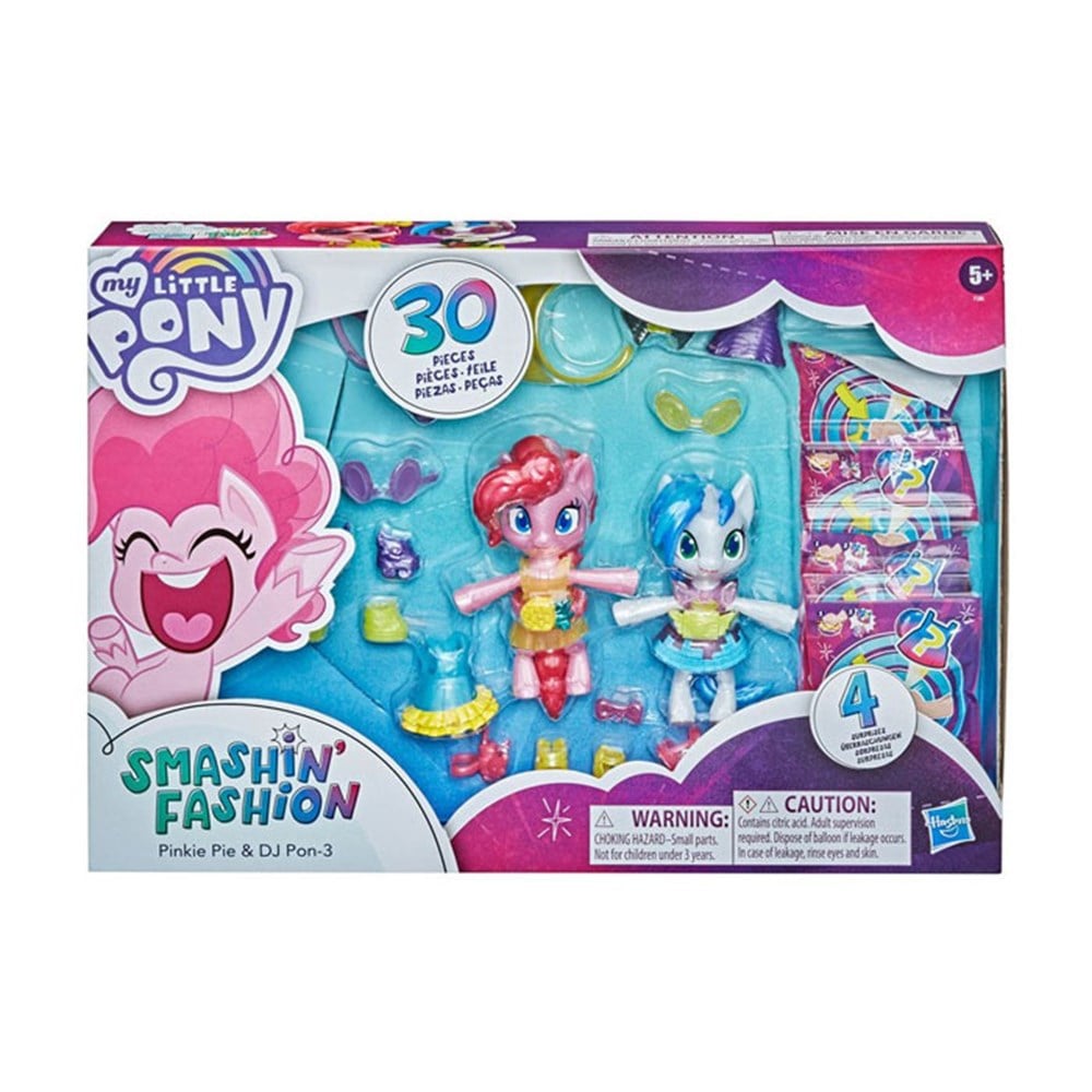 Kolleksiyon Karakterleri, Miniş - Pets Shop, My Little Pony Smashin Fashion Figur 2'li Paket F1286