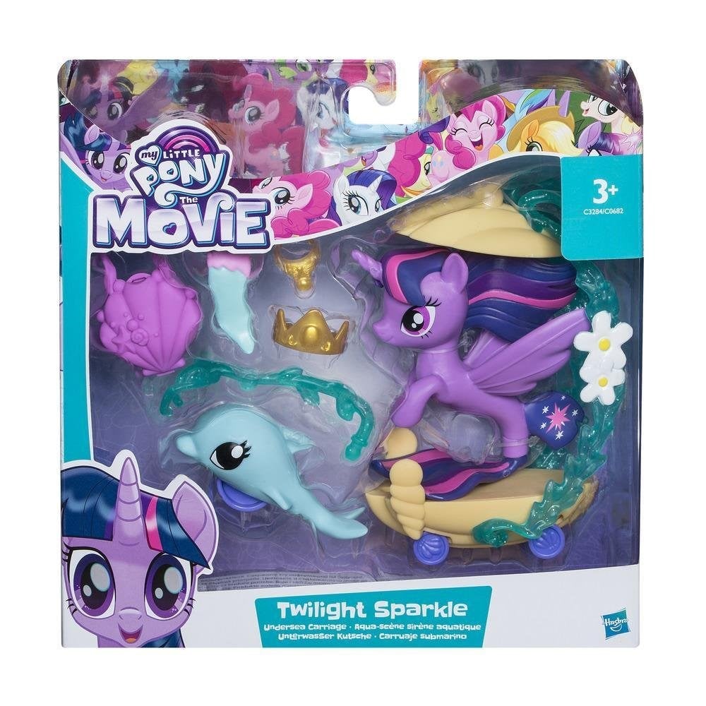 Kolleksiyon Karakterleri, My Little Pony, My Little Pony Deniz Altı Oyun Seti C0682 C3284 Twiligt Sparkle