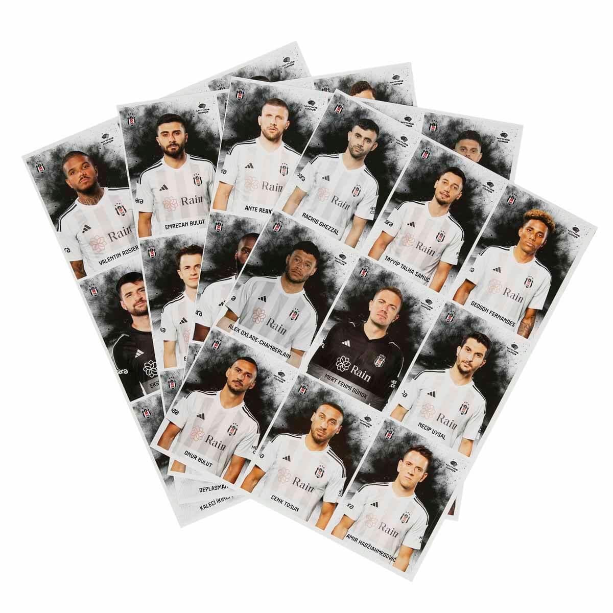 Kolleksiyon Karakterleri, Mythos Cards, Mythos Beşiktaş Dev Poster ve Çıkartma Seti Tüm Takım 2023/24