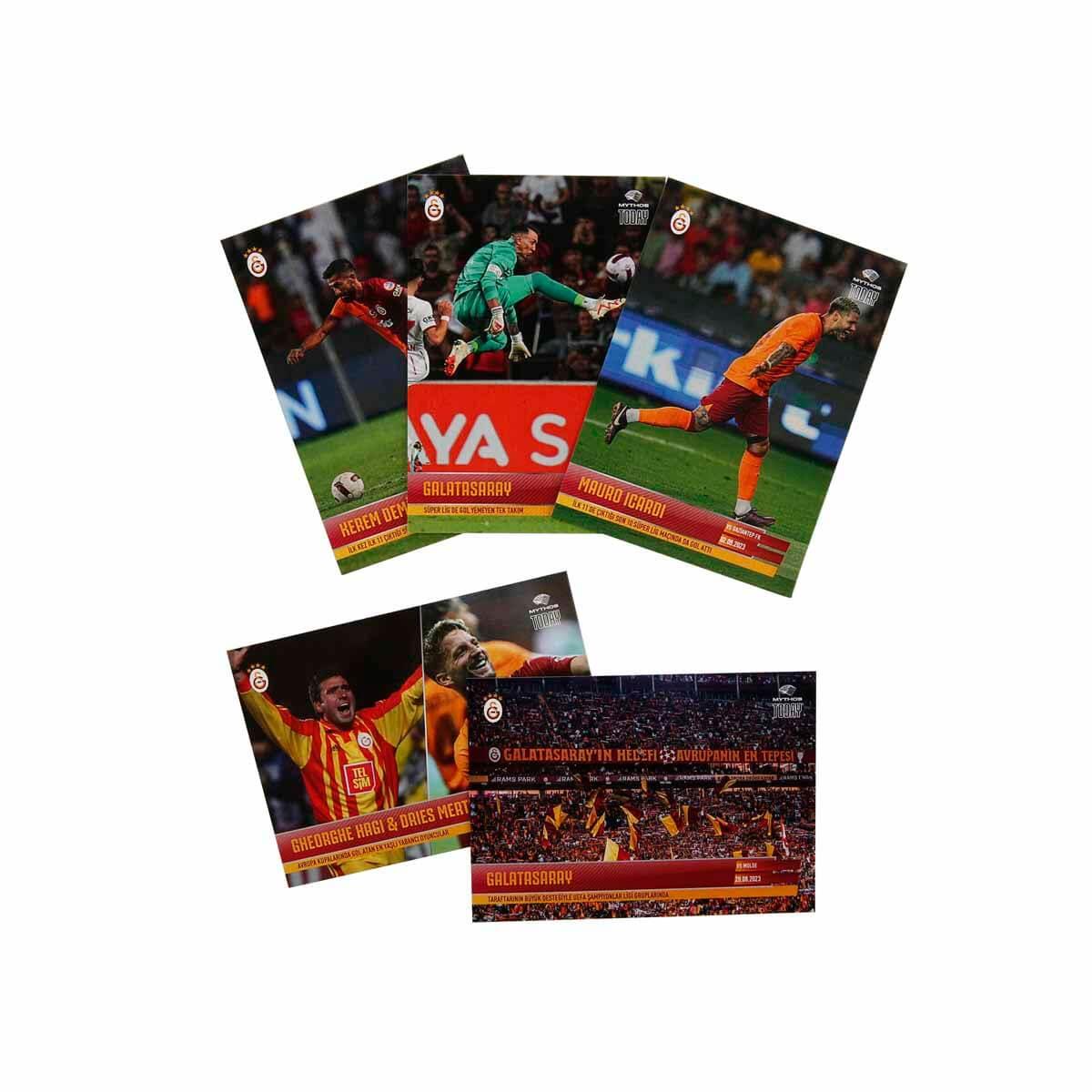 Kolleksiyon Karakterleri, Mythos Cards, Mythos GALATASARAY Booster Pack 23-24 FUTBOLCU KARTLARI - PAKET