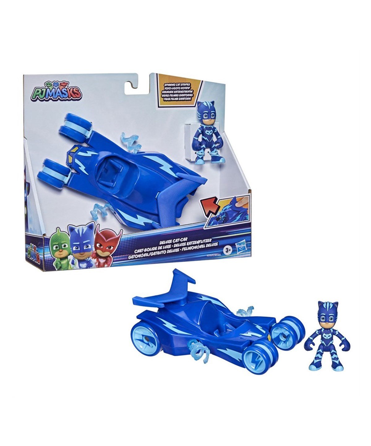 Kolleksiyon Karakterleri, Pijamaskeliler - PjMask, Pijamaskeliler Figür ve Özel Araçlar Deluxe Cat Car F2109 F2135