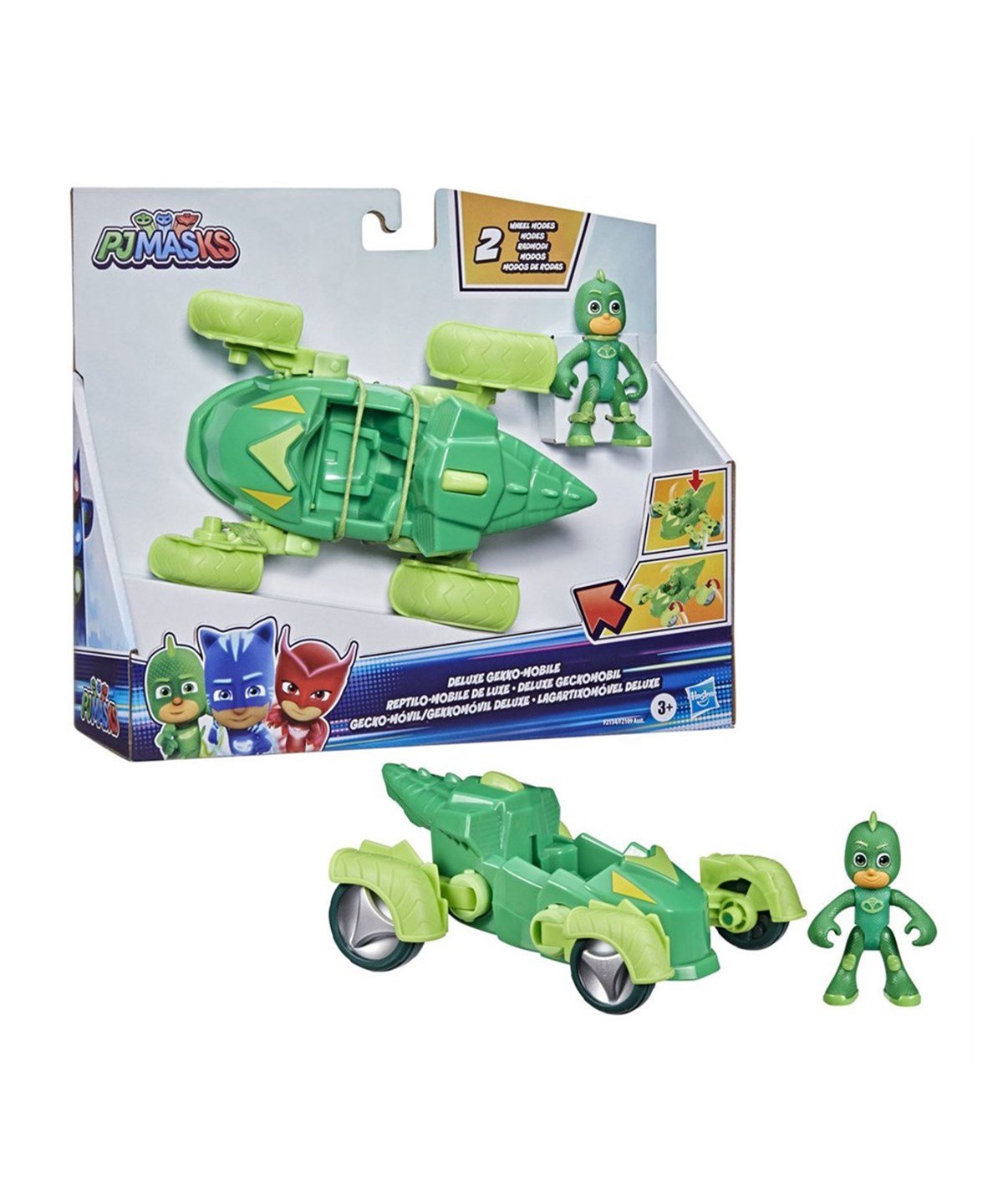 Kolleksiyon Karakterleri, Pijamaskeliler - PjMask, Pijamaskeliler Figür ve Özel Araçlar Deluxe Gekko Mobile F2109 F2134