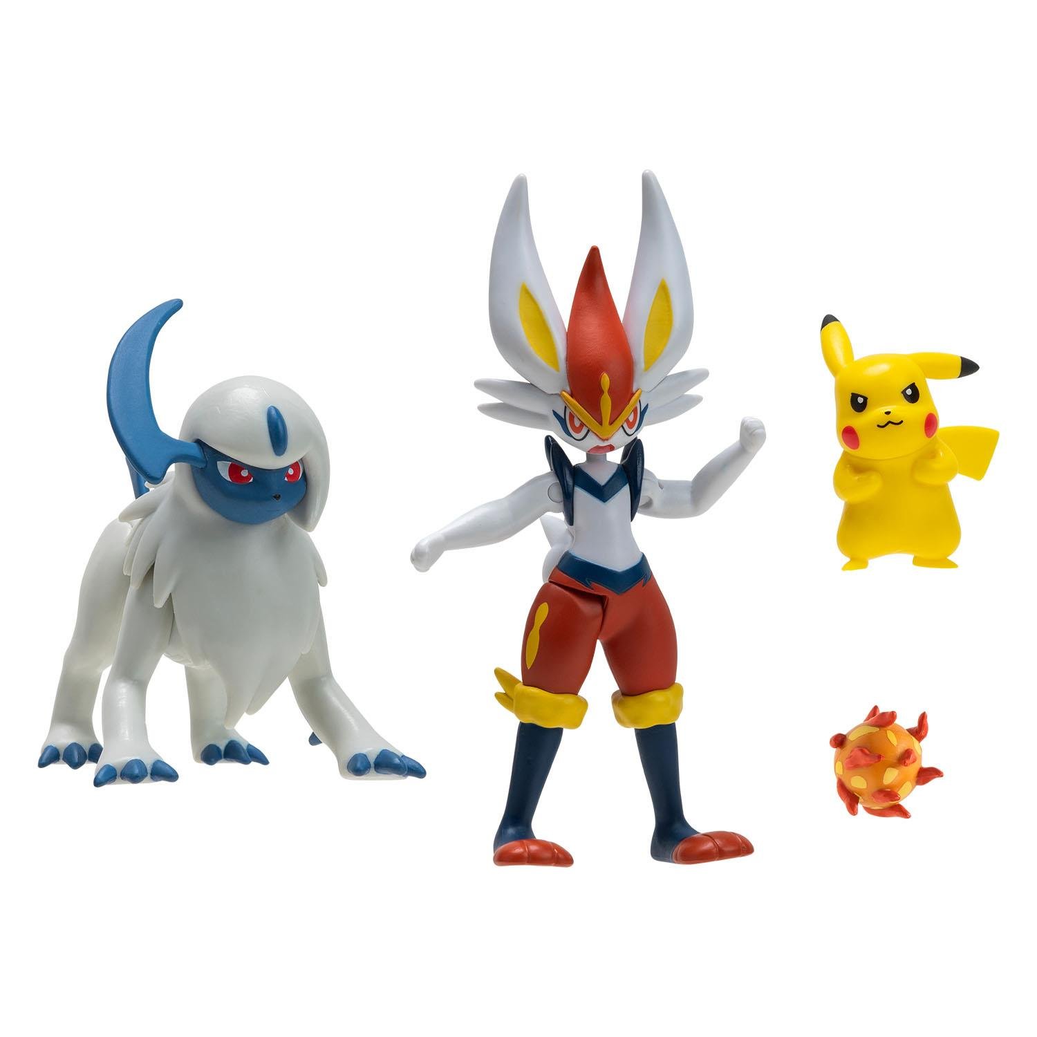 Kolleksiyon Karakterleri, NECOTOYS, Pokemon Battle Aksiyon Figür ve Figür 4'lü Set PKW2979