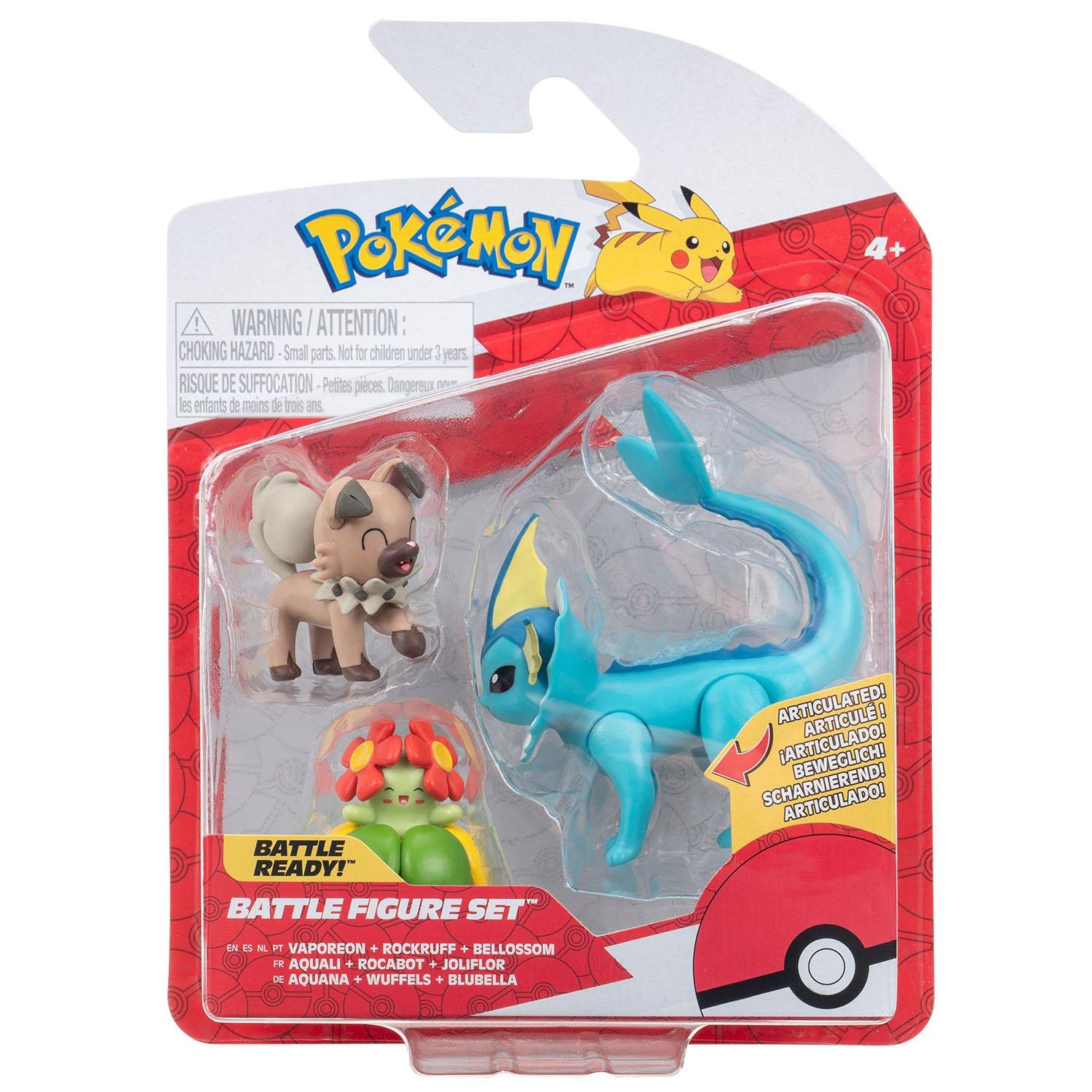 Kolleksiyon Karakterleri, NECOTOYS, Pokemon Battle 3'lü Figür Seti PKW3048