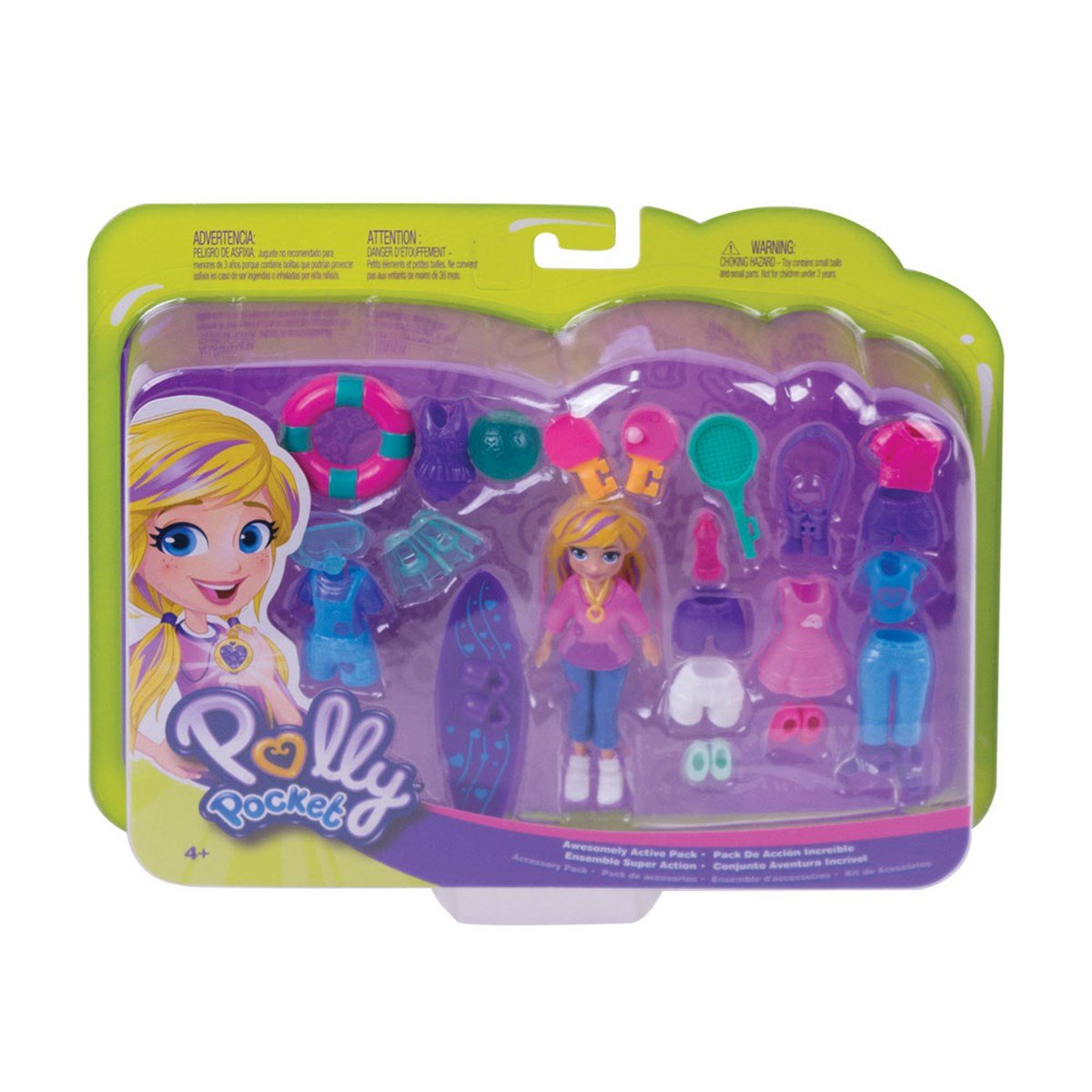 Kolleksiyon Karakterleri, Polly Pocket, Polly Pocket ve Eğlenceli Dünyası Oyun Setleri GBF85 GBF85