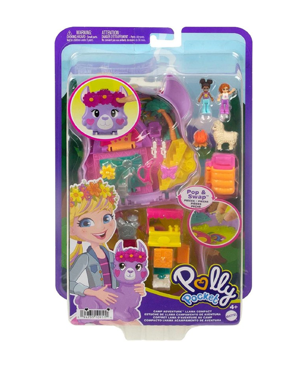 Kolleksiyon Karakterleri, Polly Pocket, Polly Pocket ve Maceraları Oyun Seti FRY35 GTN1 HKV33 Camp Adventure