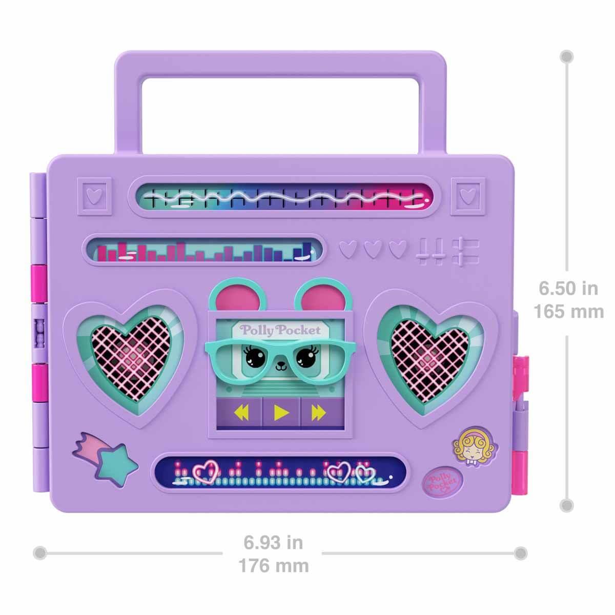Kolleksiyon Karakterleri, Polly Pocket, Polly Pocket Disko Dansı Eğlenceli Kıyafetler Oyun Seti HRD65