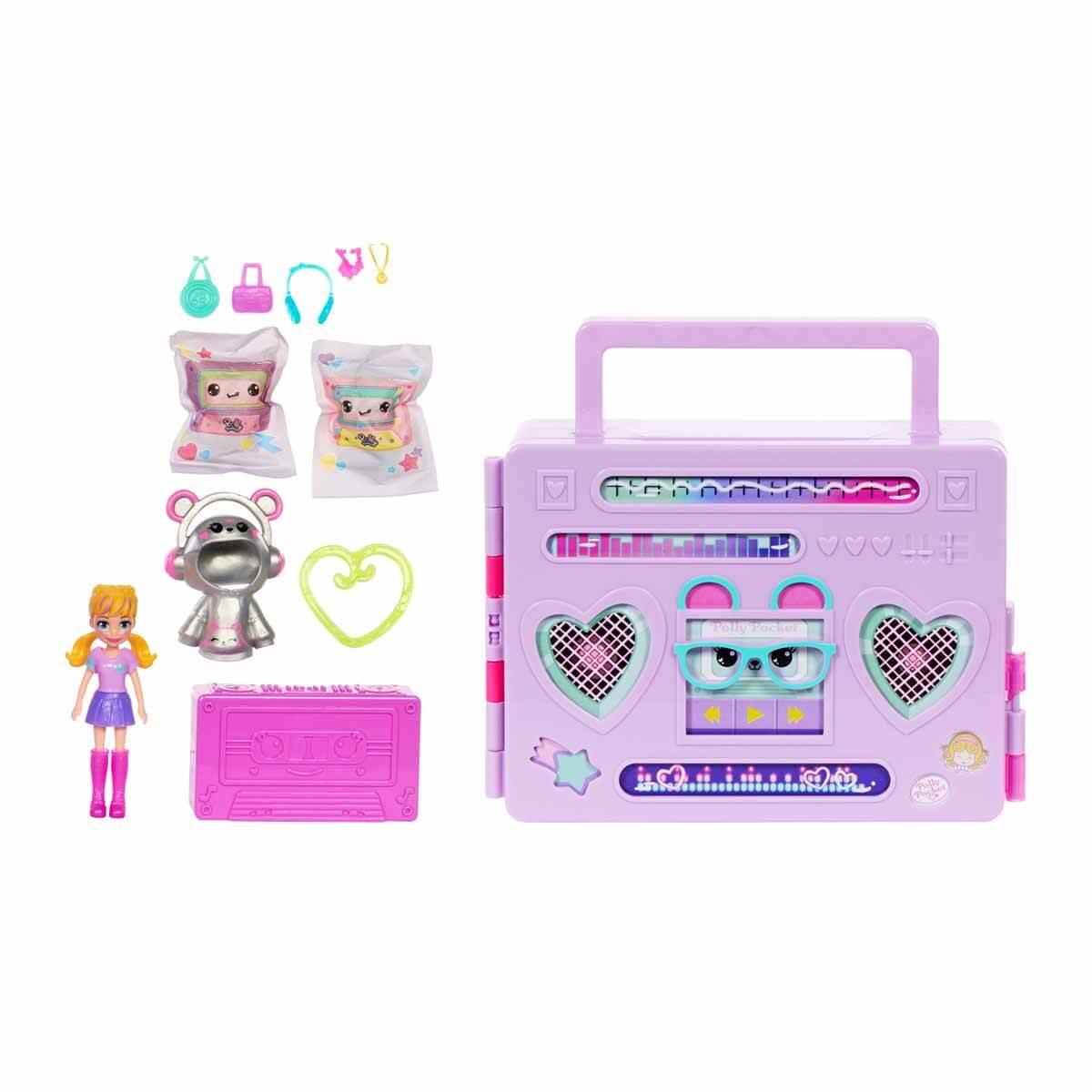 Kolleksiyon Karakterleri, Polly Pocket, Polly Pocket Disko Dansı Eğlenceli Kıyafetler Oyun Seti HRD65
