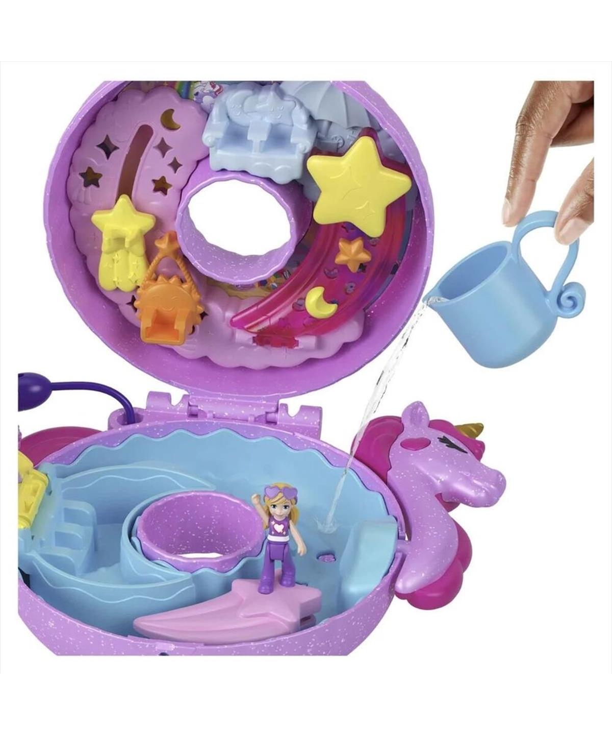 Kolleksiyon Karakterleri, Polly Pocket, Polly Pocket Unicorn Floatie Oyun Seti HKV34