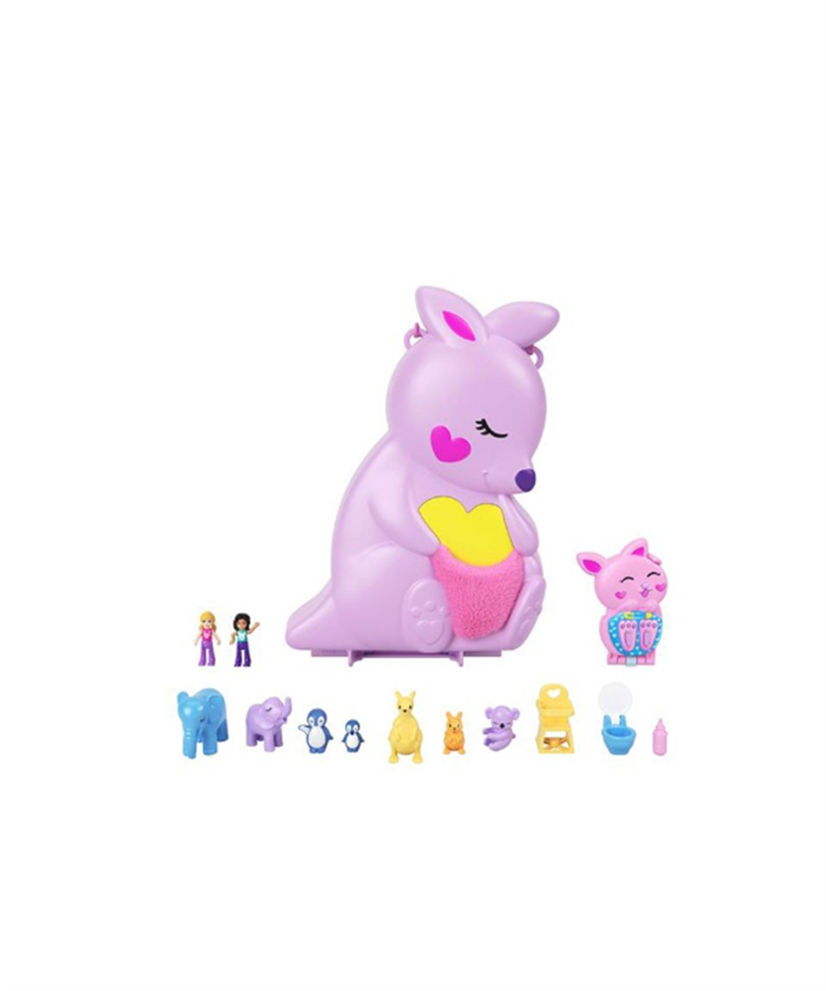 Kolleksiyon Karakterleri, Polly Pocket, Polly Pocket Çanta Olabilen Micro Oyun Setleri GKJ63 HKV50 Koala Adventures