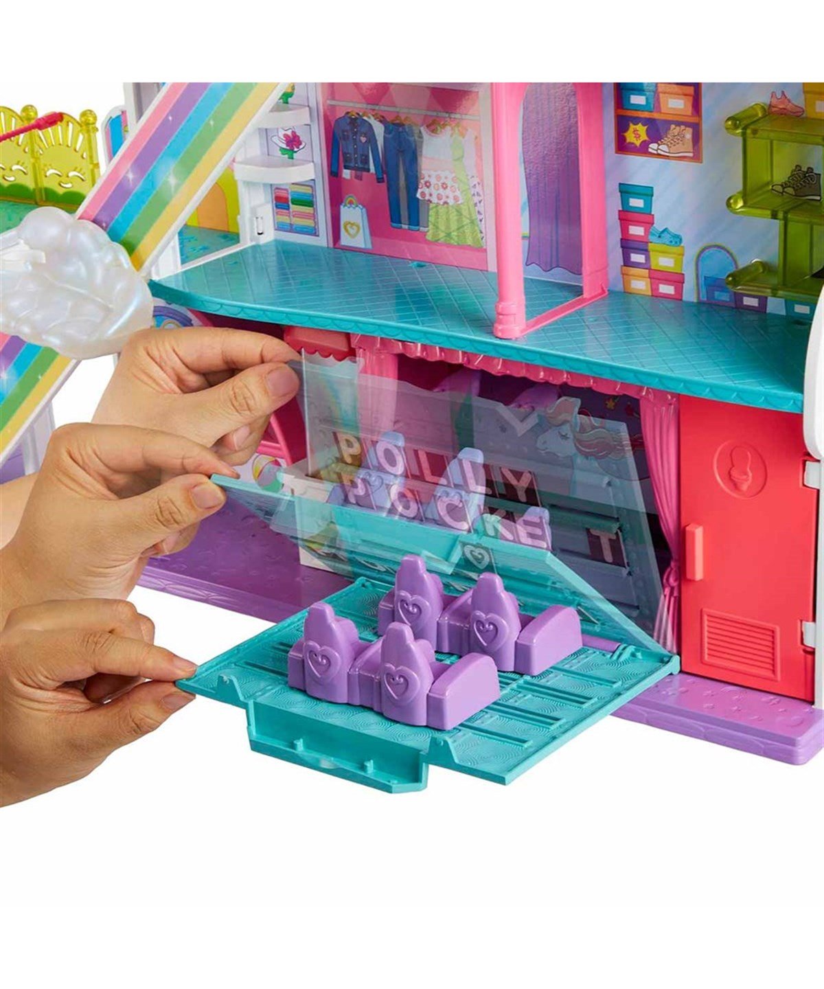 Kolleksiyon Karakterleri, Polly Pocket, Polly Pocket Gökkuşağı Alışveriş Merkezi HHX78