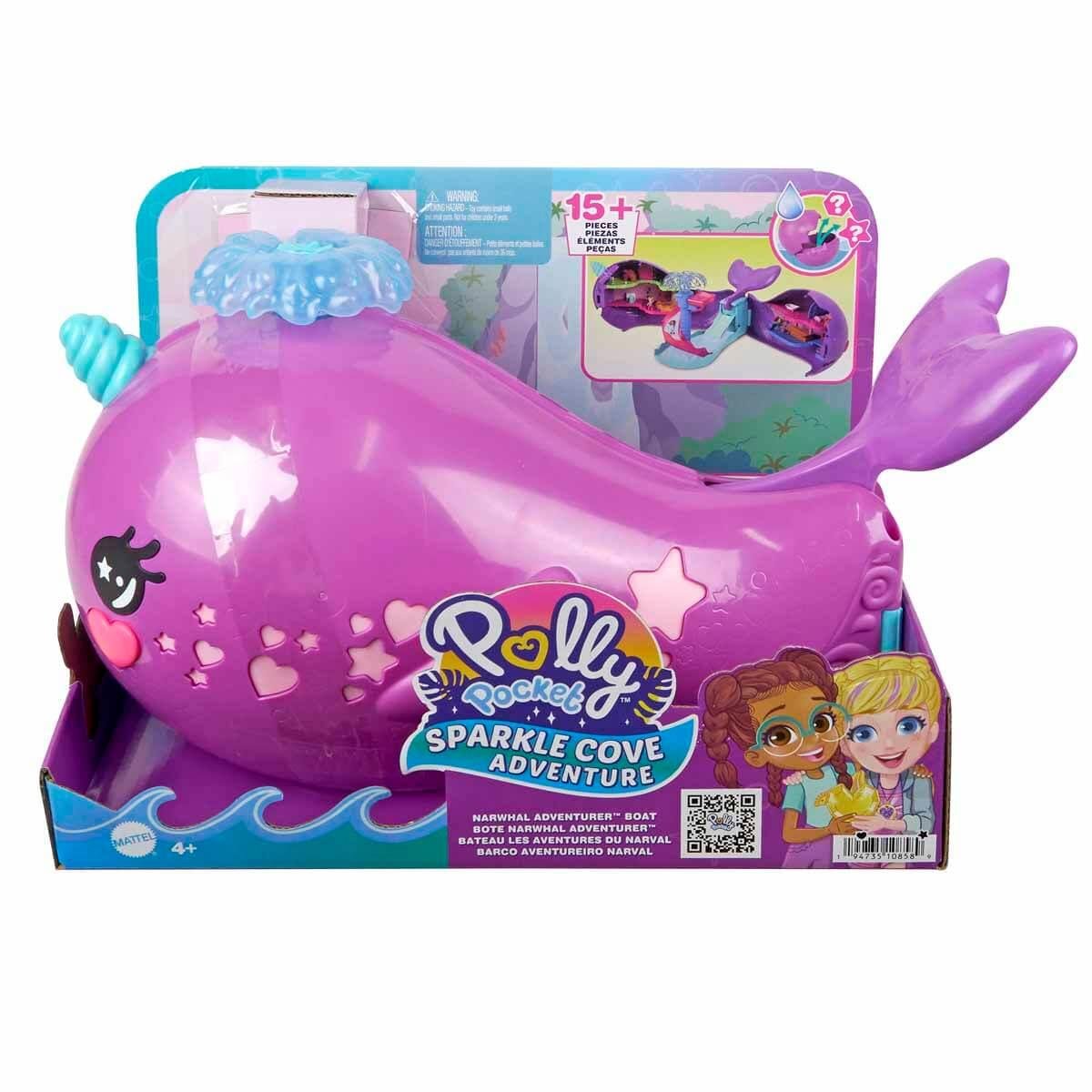 Kolleksiyon Karakterleri, Polly Pocket, Polly Pocket Sparkle Cove Macera Narwhal Maceracı Teknesi HKV71