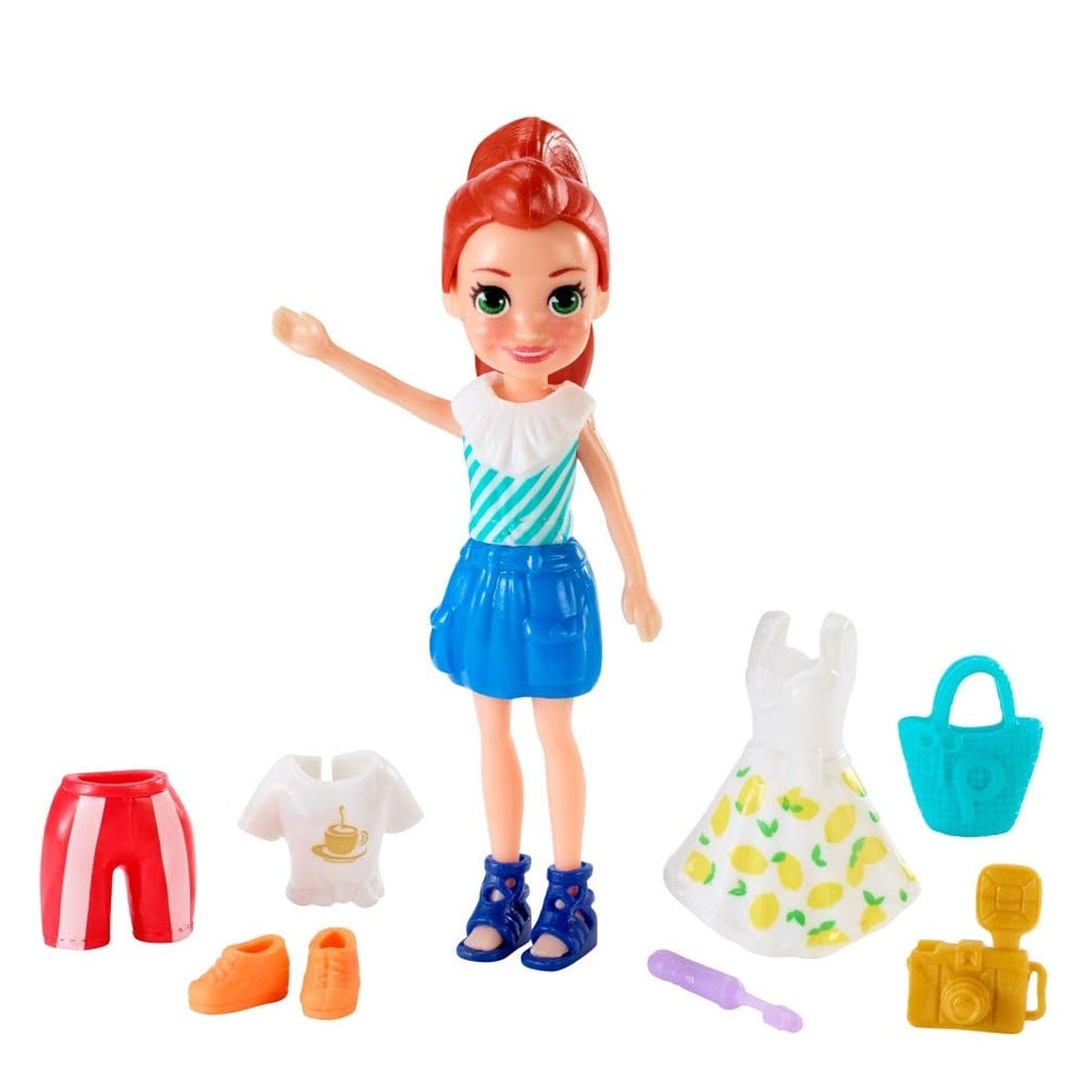 Kolleksiyon Karakterleri, Polly Pocket, Polly Pocket Polly Moda Aksesuarları Seti GDM01 GFT91 Moda Partisi