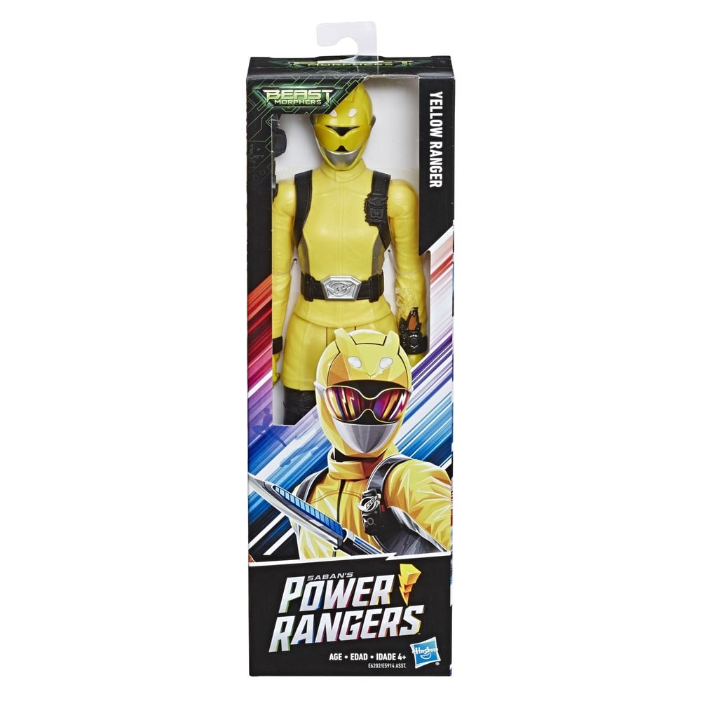 Kolleksiyon Karakterleri, Power Rangers, Power Ranger Best Morphers Figür 30 cm E5914 E6202 Yellow Ranger